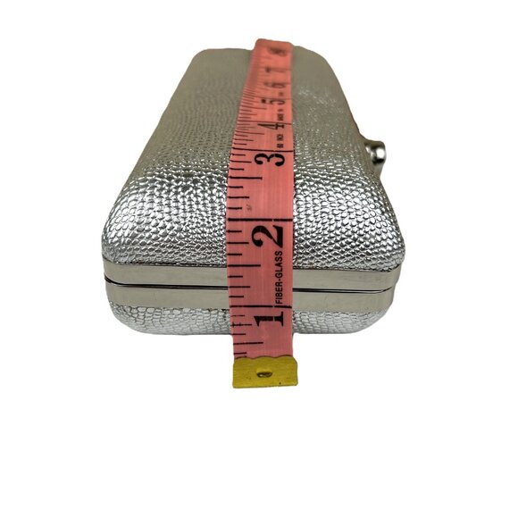 Victoria's Secret Shiny Silver Hard Shell Purse - Picture 7 of 7